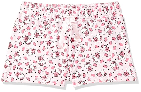 Hello Kitty By Kidsville Girls Regular fit Cotton Shorts