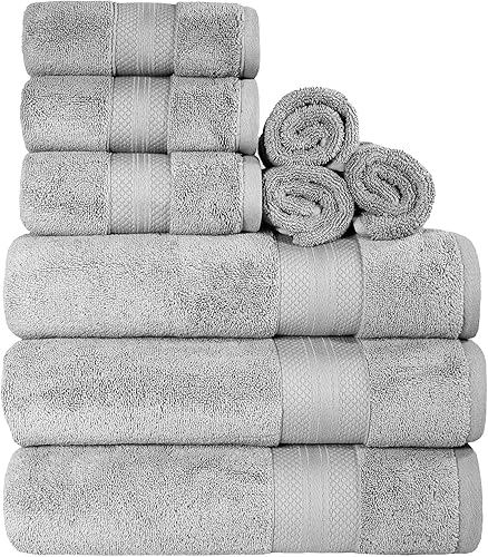 Miniatura 96 de Superior Juego de toallas de algodón turco de 3 piezas, toallas surtidas para el hogar, artículos esenciales de baño, toalla de baño, toalla