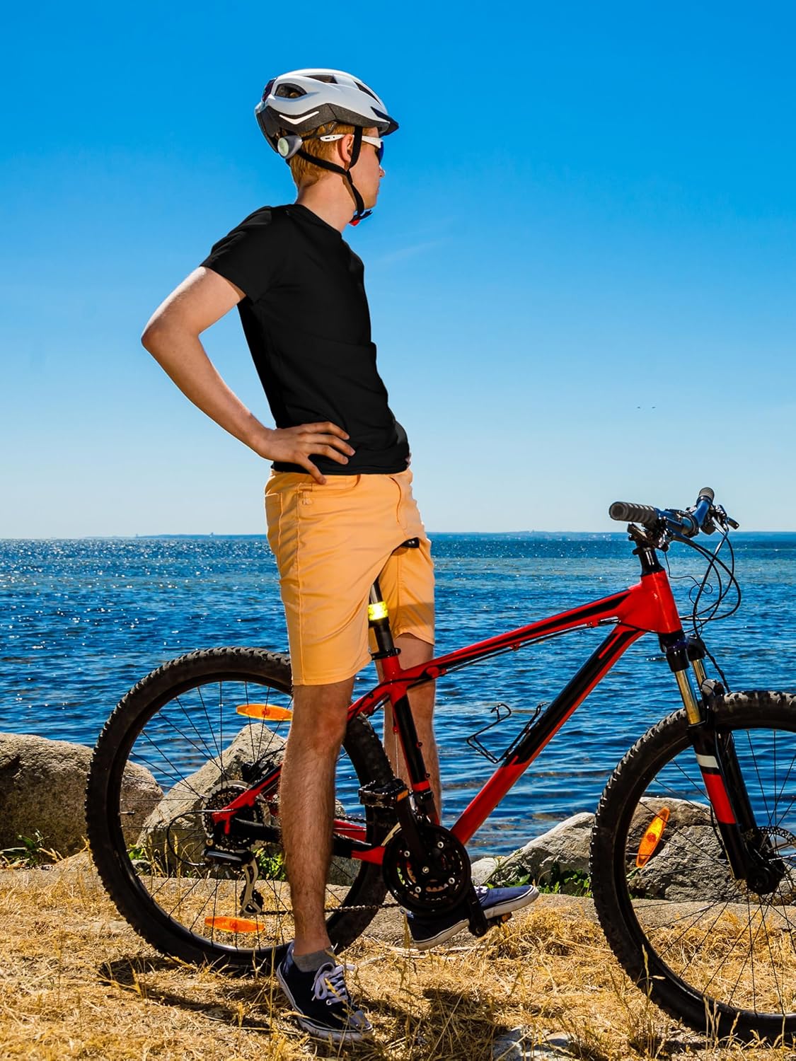 Boys Neon Shirts Dry Fit Athletic T Shirts UPF 50+ Performance Cooling Shirt Short Sleeve Rash Guard Kids Top for Boys Girls - Image 7