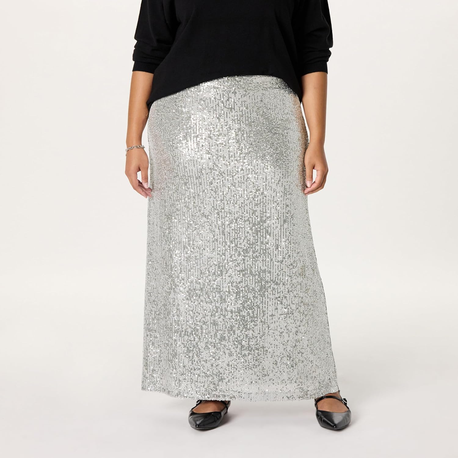 ◆MOONDAL◆ Adela Maxi Skirt in Gray MOONDAL 문달
