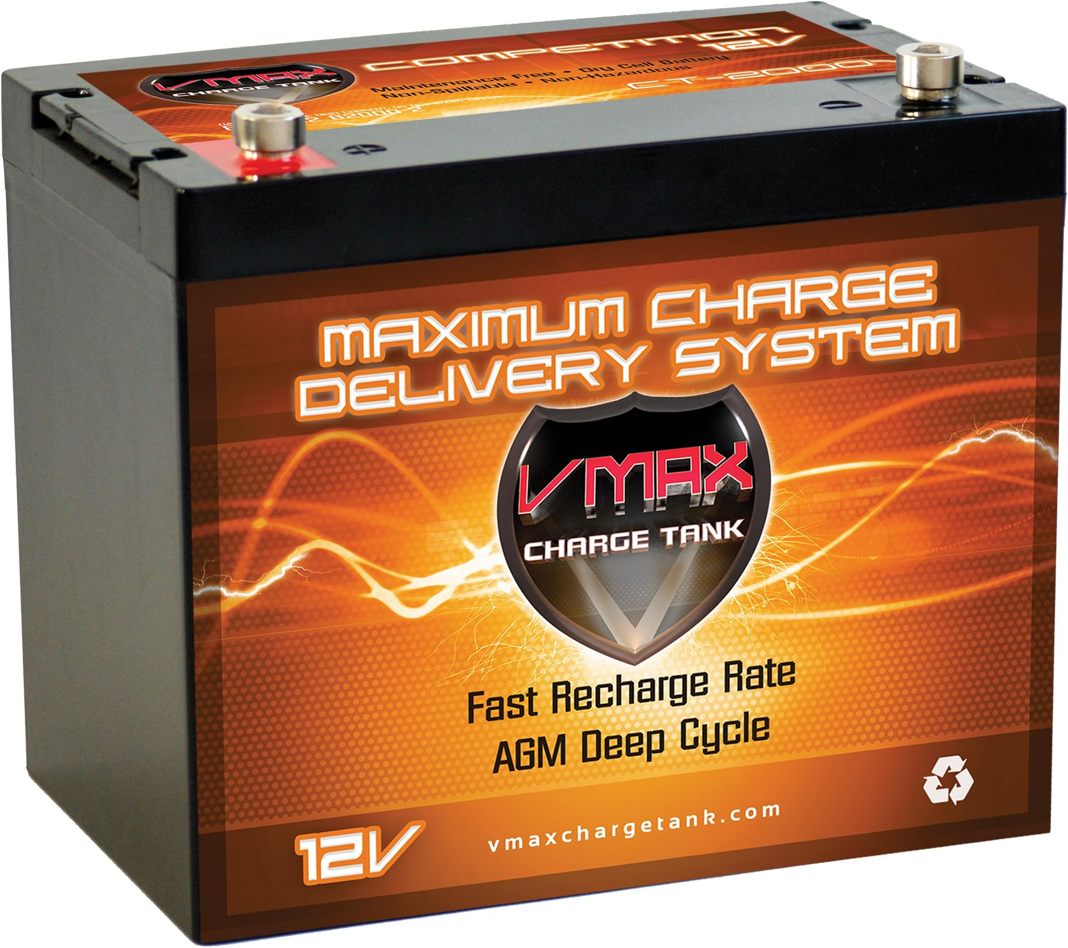 VMax Charge Tank 2000-Watt Ultimate Car Audio Charge Tank Battery