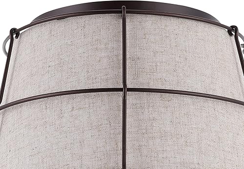 Miniatura 5 de Eyely EYL1317A Albert - 2 luces de hierro rústico de 14 pulgadas, montaje empotrado LED para comedor, cocina y sala de estar, industrial, moderno,