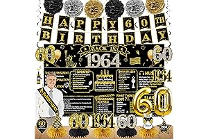 60th Birthday Decorations for Seniors