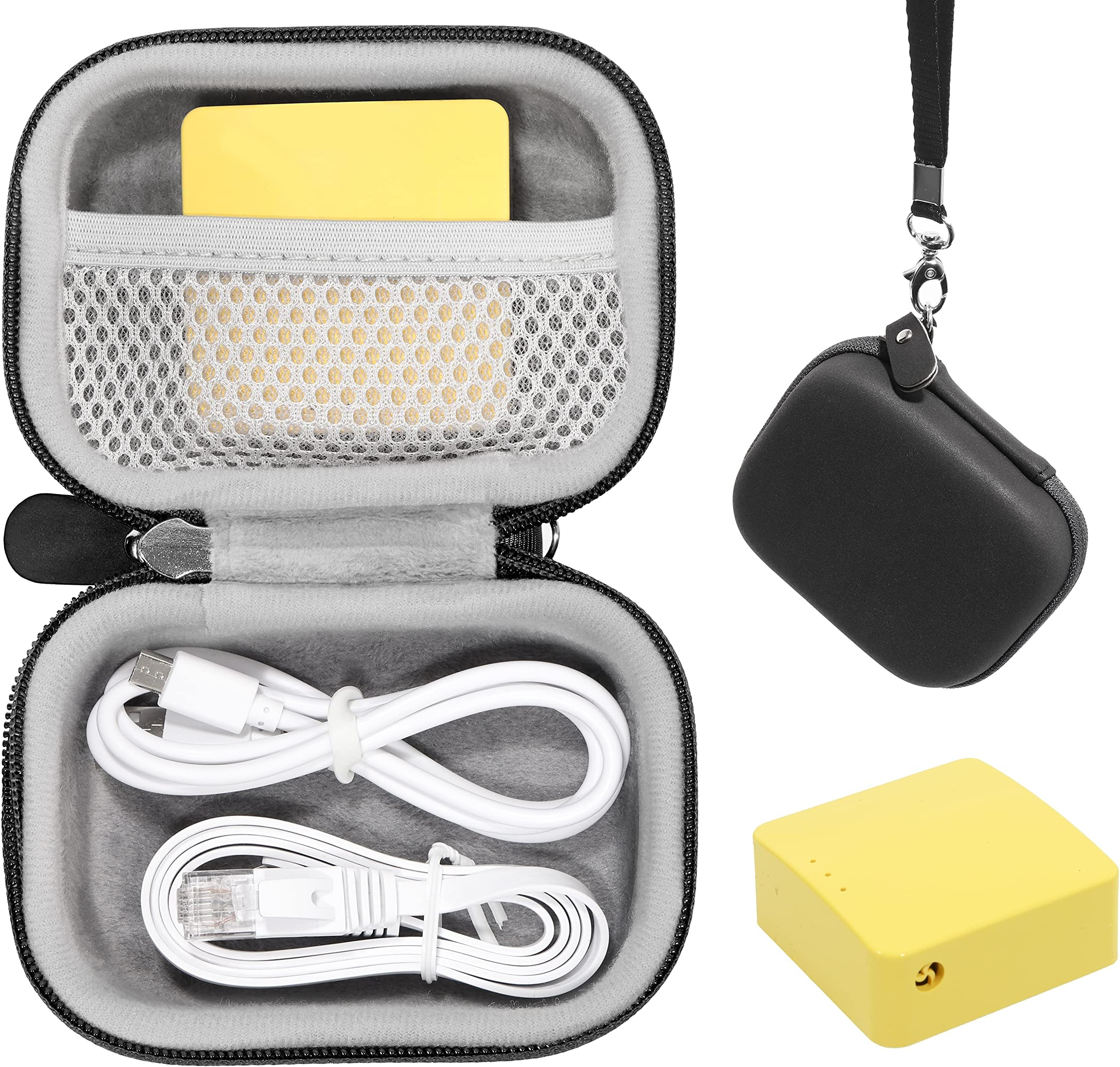 Alltravel case for GL.iNET GL-MT300N-V2 Wireless Mini Portable Travel Router, also for GL-AR300M, GL-AR150, microuter-N300, Mobile Hotspot Case