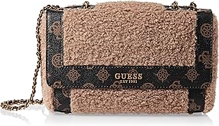GUESS Always Convertible Crossbody Flap Mocha Multi One Size