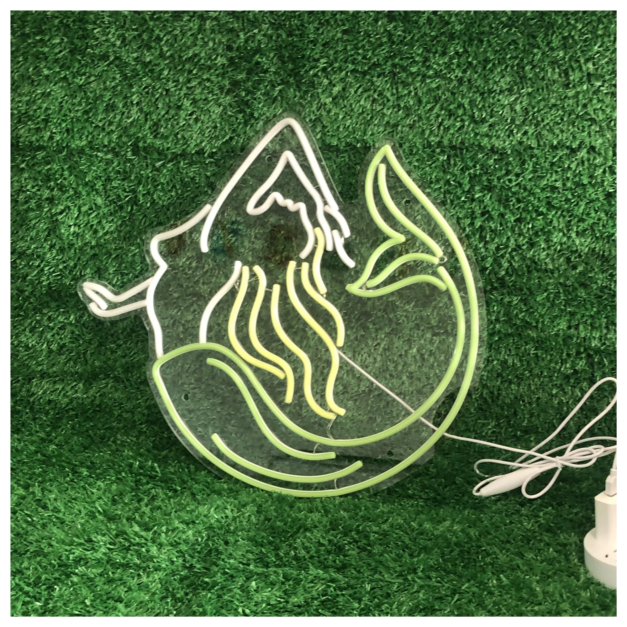 Decoración Lámparas Letrero De Neón De Sirena Hermosa Princesa Luz Para Dormitorio Guardería Habitación De Bebé Océano Playa Cumpleaños Decoración De Pared 50cmx45cm