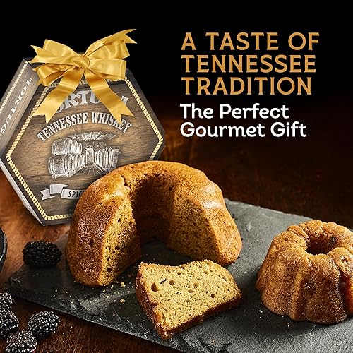 Miniatura 2 de TORTUGA Tennessee Whiskey Spice Cake - Pastel de ron de 32 onzas - El regalo gourmet perfecto de primera calidad para cestas de regalo y regalos