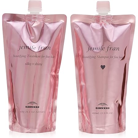 Amazon ミルボン ジェミールフラン シャンプー ハート H 400ml トリートメント シルキーシャイニー 400g 詰替用セット ミルボン Milbon シャンプー コンディショナーセット 通販