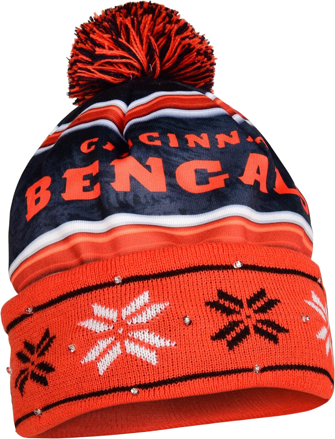 FOCO NFL Wordmark Light Up Printed Beanie