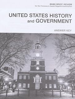[2020 Brief Review Prentice Hall] 2020 United States History and Government Answer Key