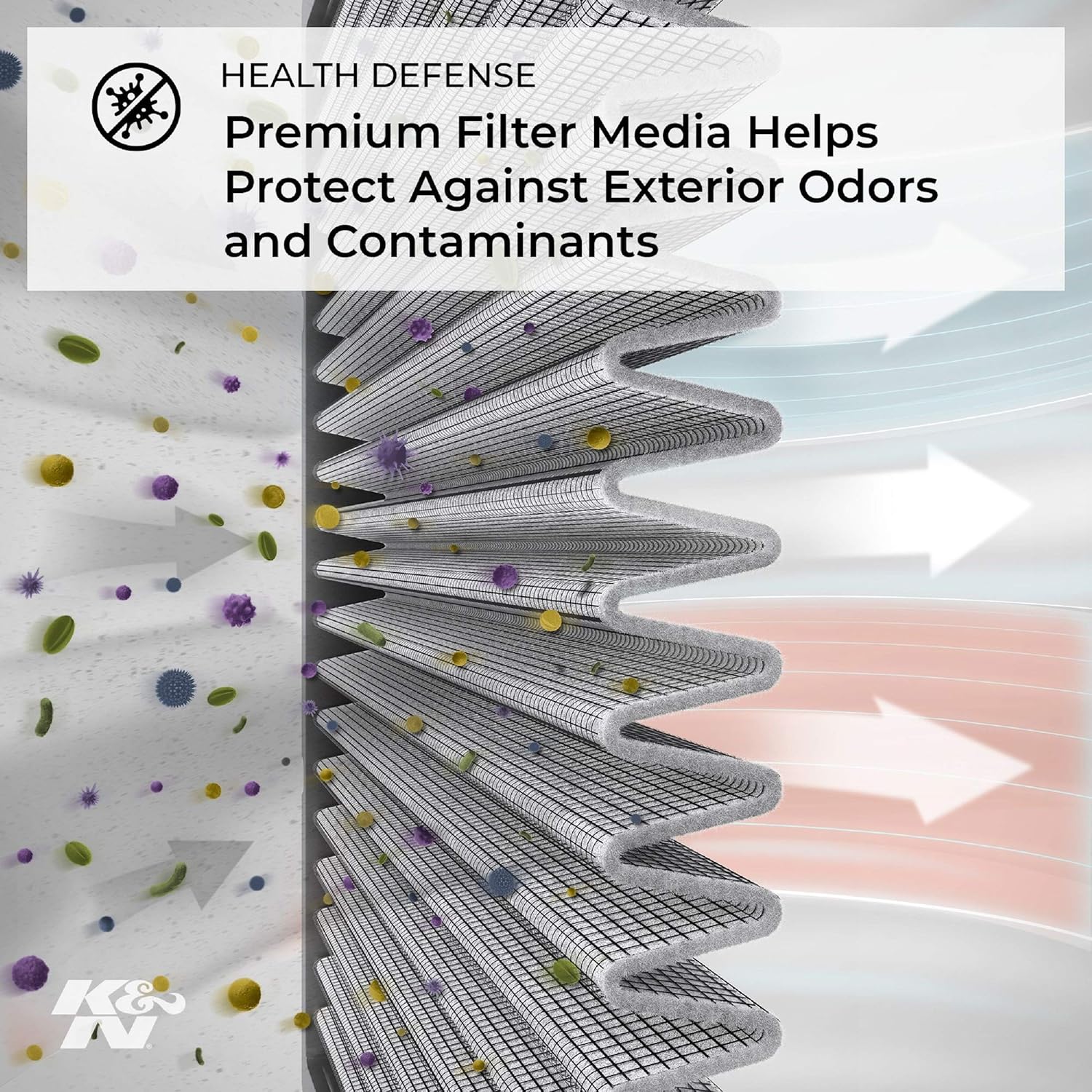 K&N Premium Cabin Air Filter, VF2033 & Engine Air Filter: High Performance, Premium, Washable, Replacement Filter: Fits 2014-2019 Honda Civic L4 1.5L, 33-5044