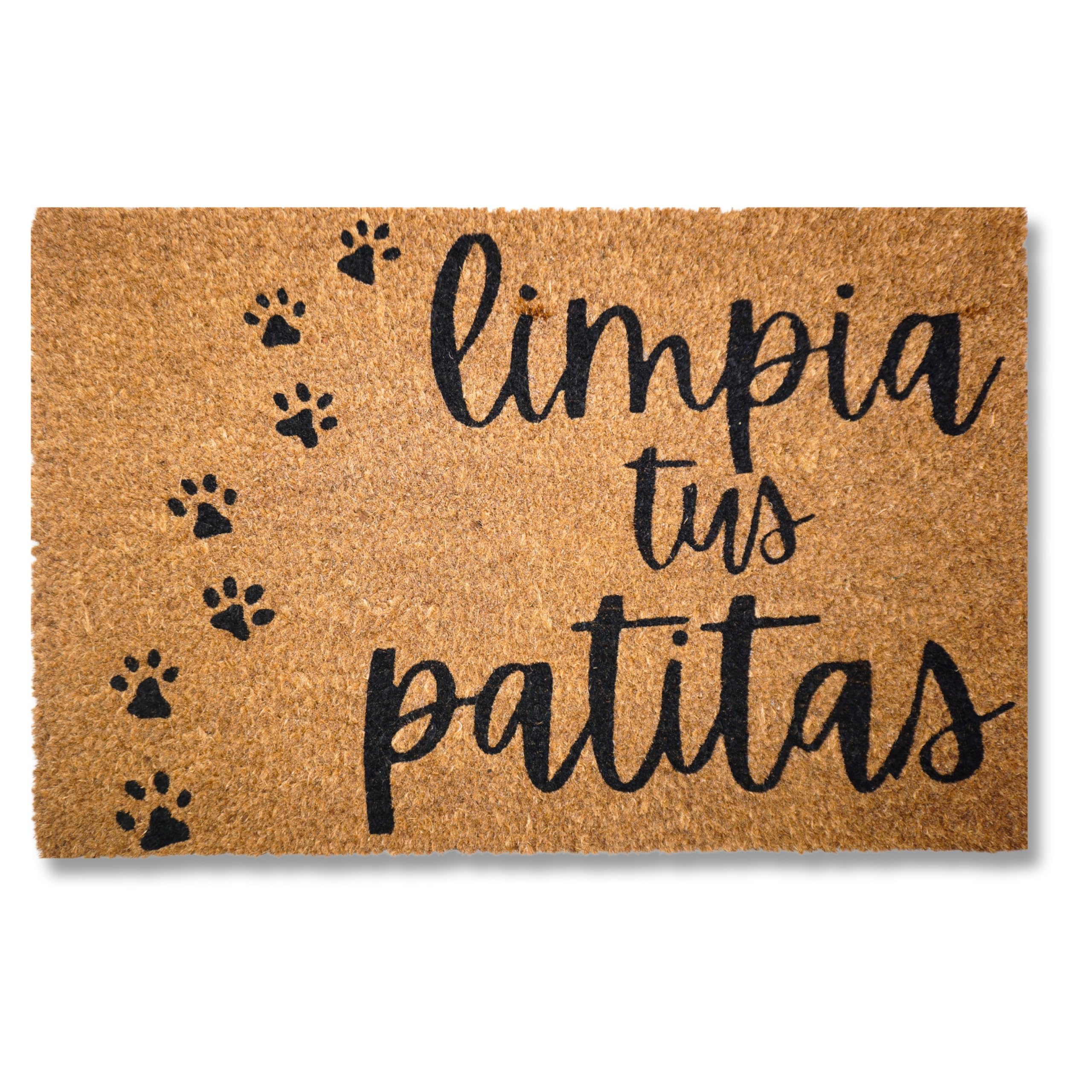 koko doormats Felpudo Entrada casa Originales - Felpudo Exterior Limpia Tus Patitas - Felpudos Originales y Divertidos - Felpudo Coco y Base de PVC - Alfombra Entrada casa - 60x40x1.50 cm.