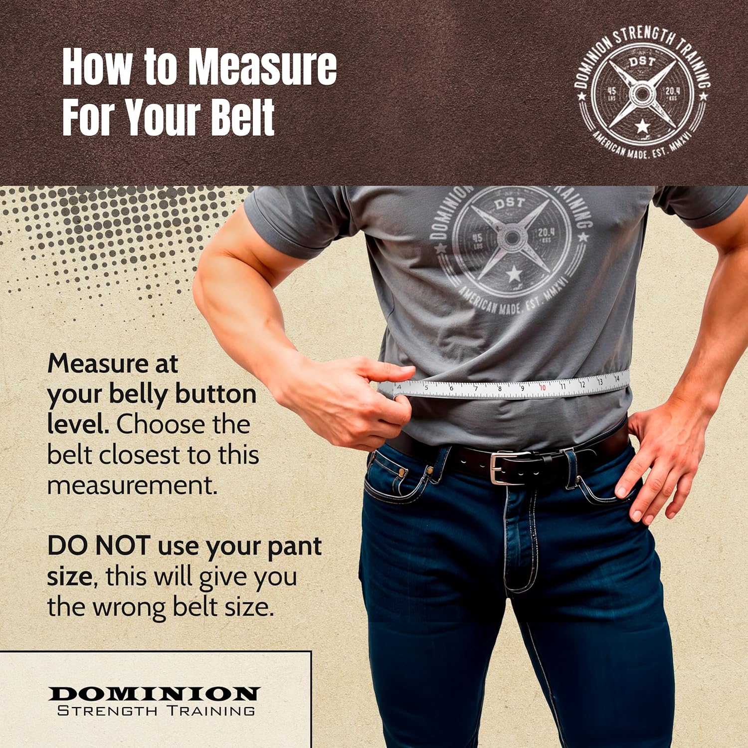 Leather Weight Lifting Belt - Hand Crafted In USA – Starting Strength - Powerlifting Support - Single Ply - 3-Inch Wide, 6mm Thick - Stainless Steel Roller Buckle