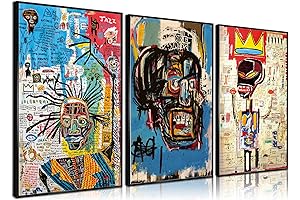 Blue Urban Canvas: Abstract Street Art Graffiti Decor