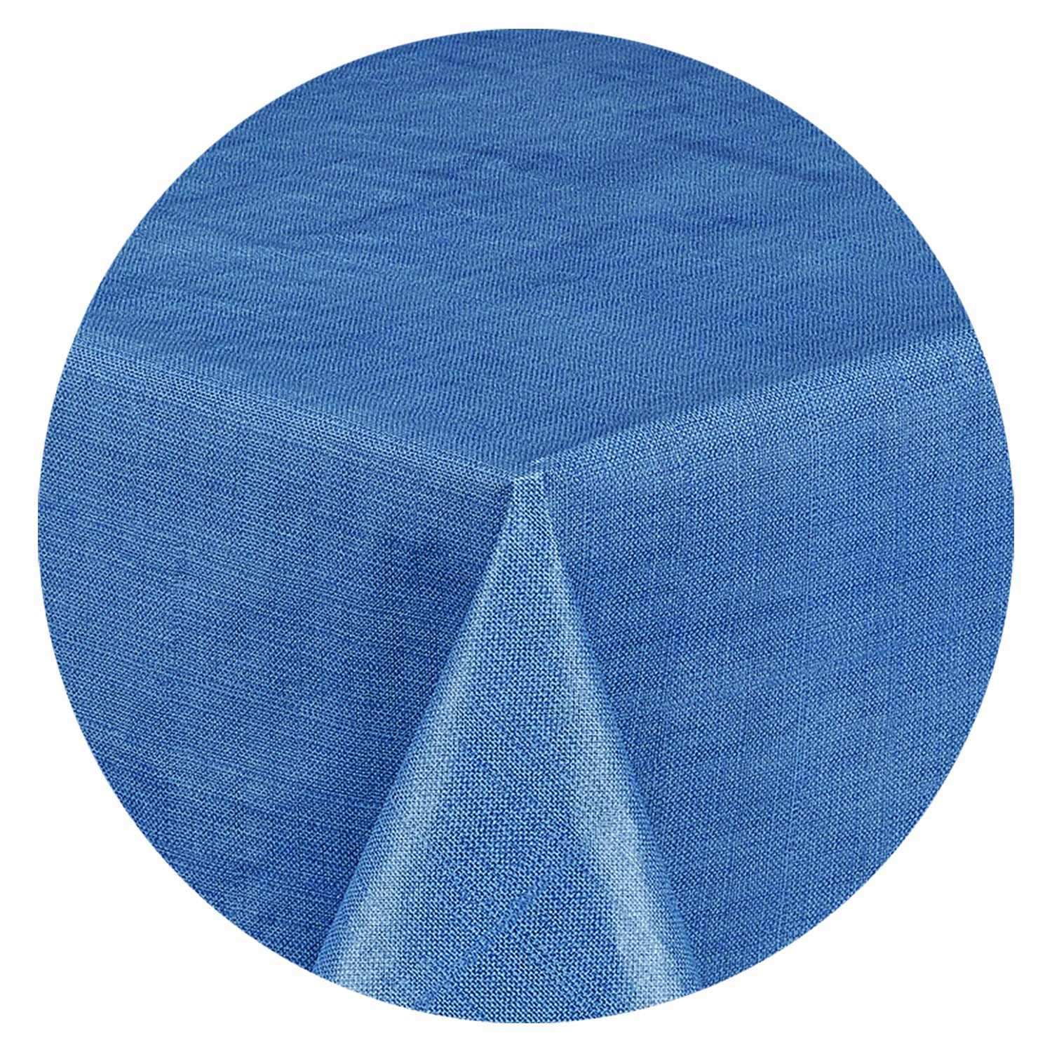 Cafe Deauville Vinyl Tablecloth Chambray 60