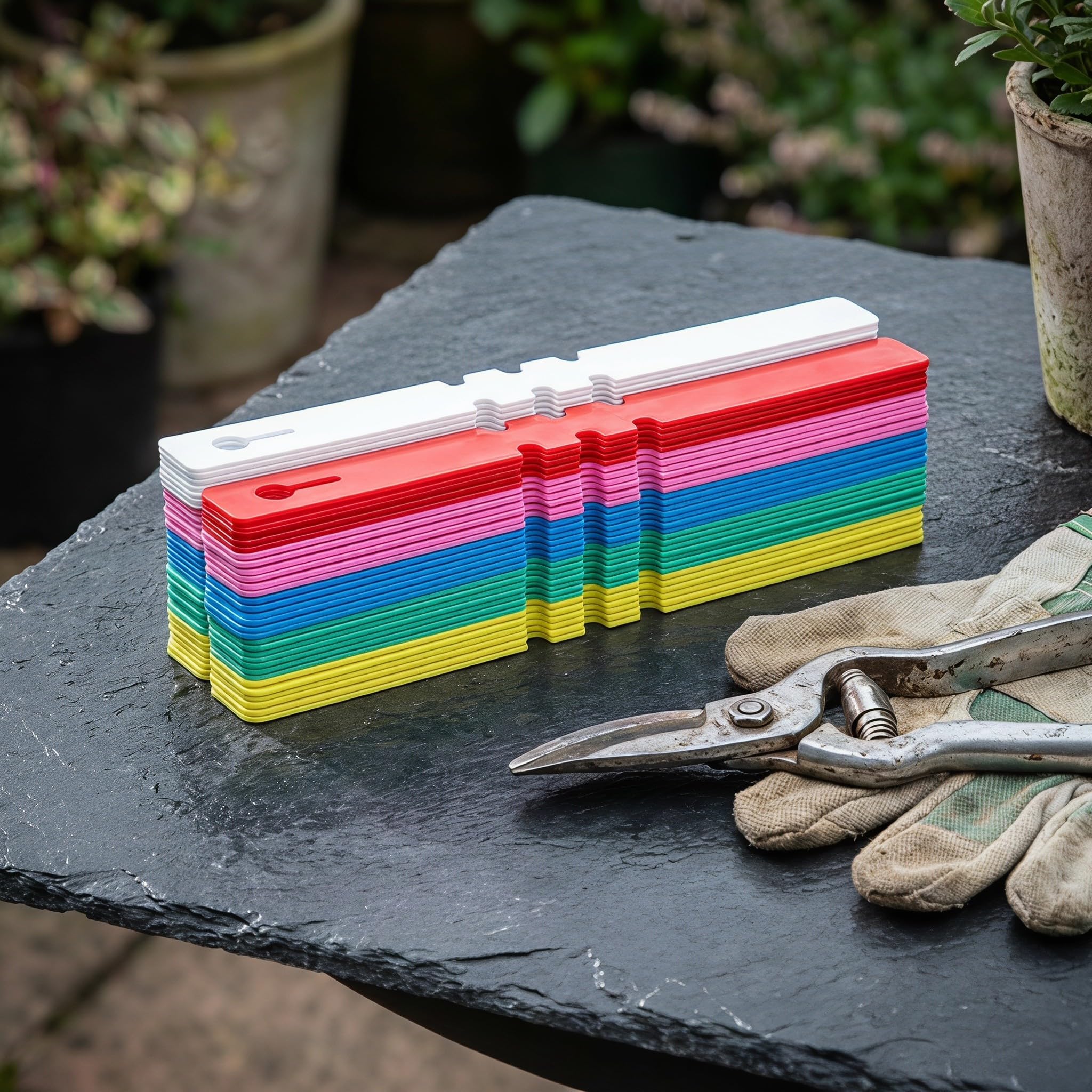 Zerodeko 1200 étiquettes pour plantes à enrouler, étiquettes colorées, imperméables et à suspendre pour arbres, de jardin inscriptibles pour nommer les arbres des plantes de jardin et de