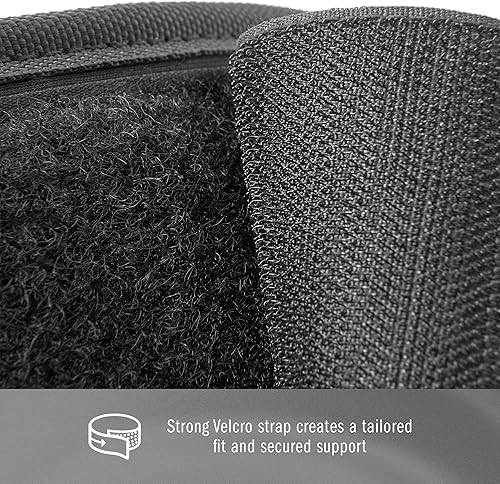 Miniatura 3 de adidas Cinturón esencial de levantamiento de pesas, cinturón de levantamiento de pesas con núcleo de espuma con cierre seguro