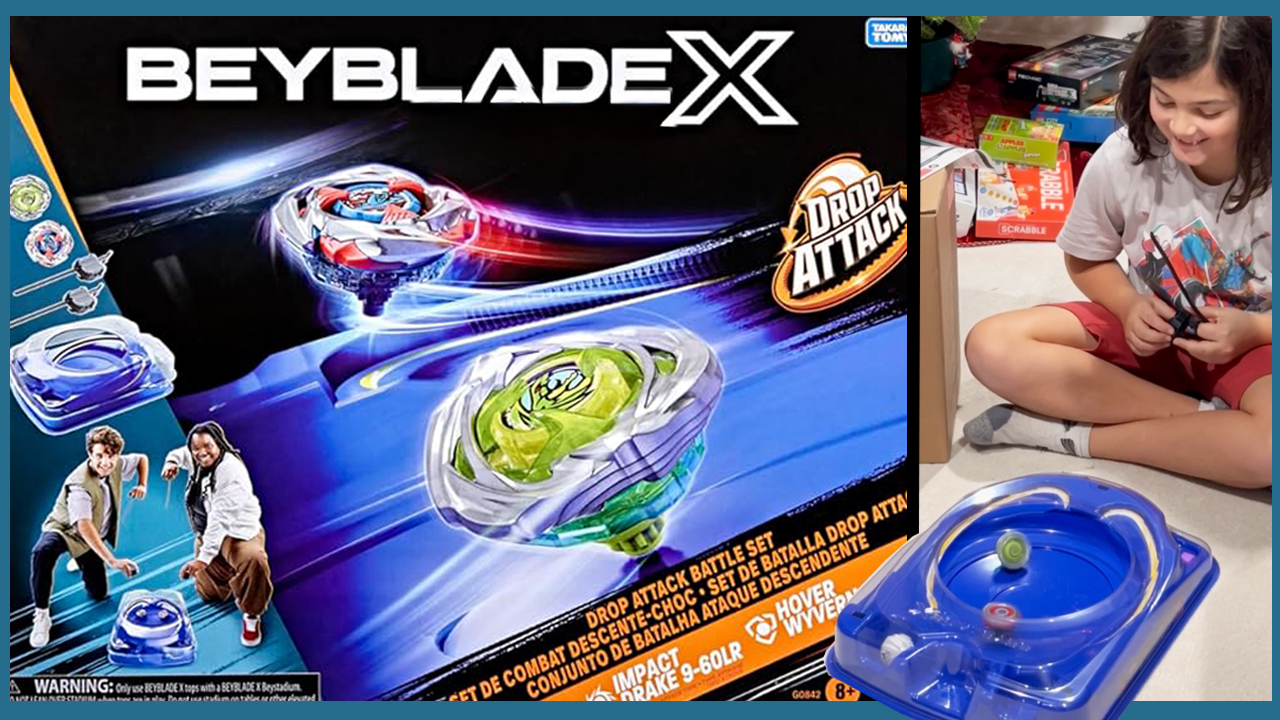 Watch Beyblade X Drop Attack Battle Set - Real Beyblade Battle on