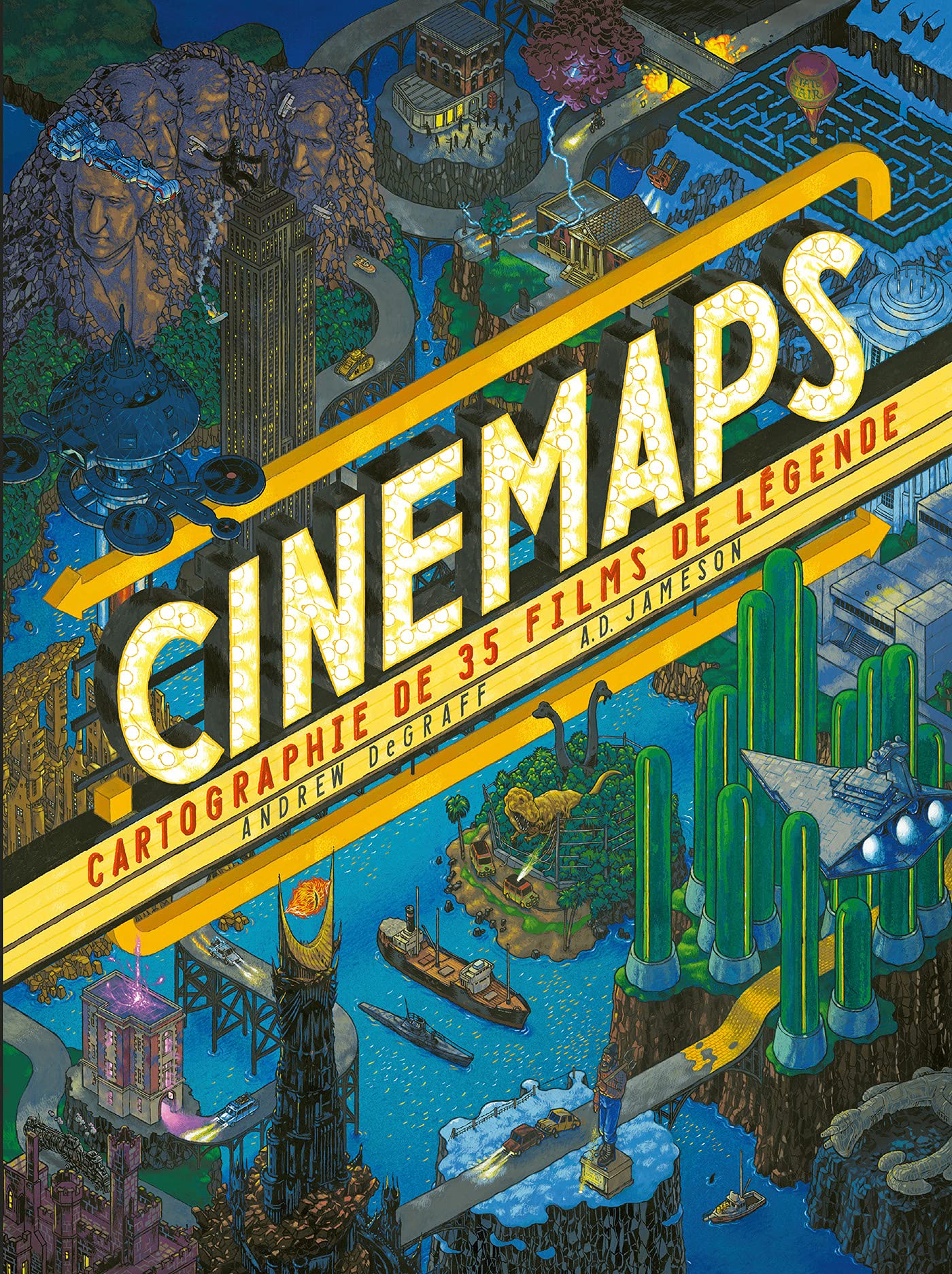 Cinemaps, cartographie de 35 films de légende : comprenez enfin la géographie cachée des films cultes