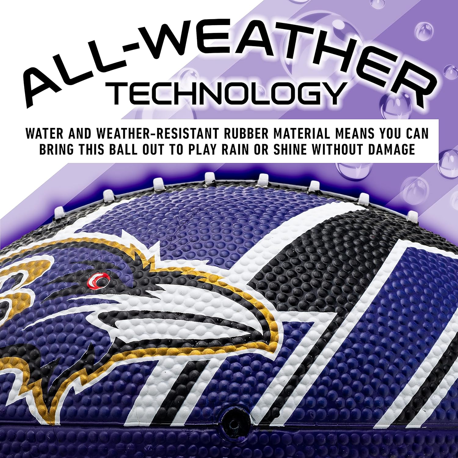Franklin Sports NFL Team Footballs - Rubber Youth Mini Balls for All Teams - Kids 8.5" Football + Air Pump Sets - Official NFL Licensed
