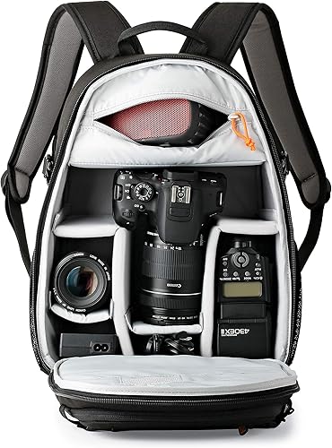 Miniatura 10 de Lowepro Tahoe BP 150, Bolsa para Cámara, Mochila Compacta y Ligera para Cámaras, CSC, DJI Spark Drone, Negro, 27.5 x 21.7 x 40.3 cm, Mediano