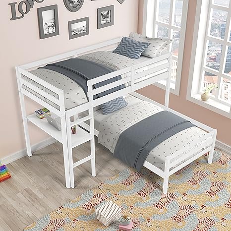 l shaped bunk beds amazon