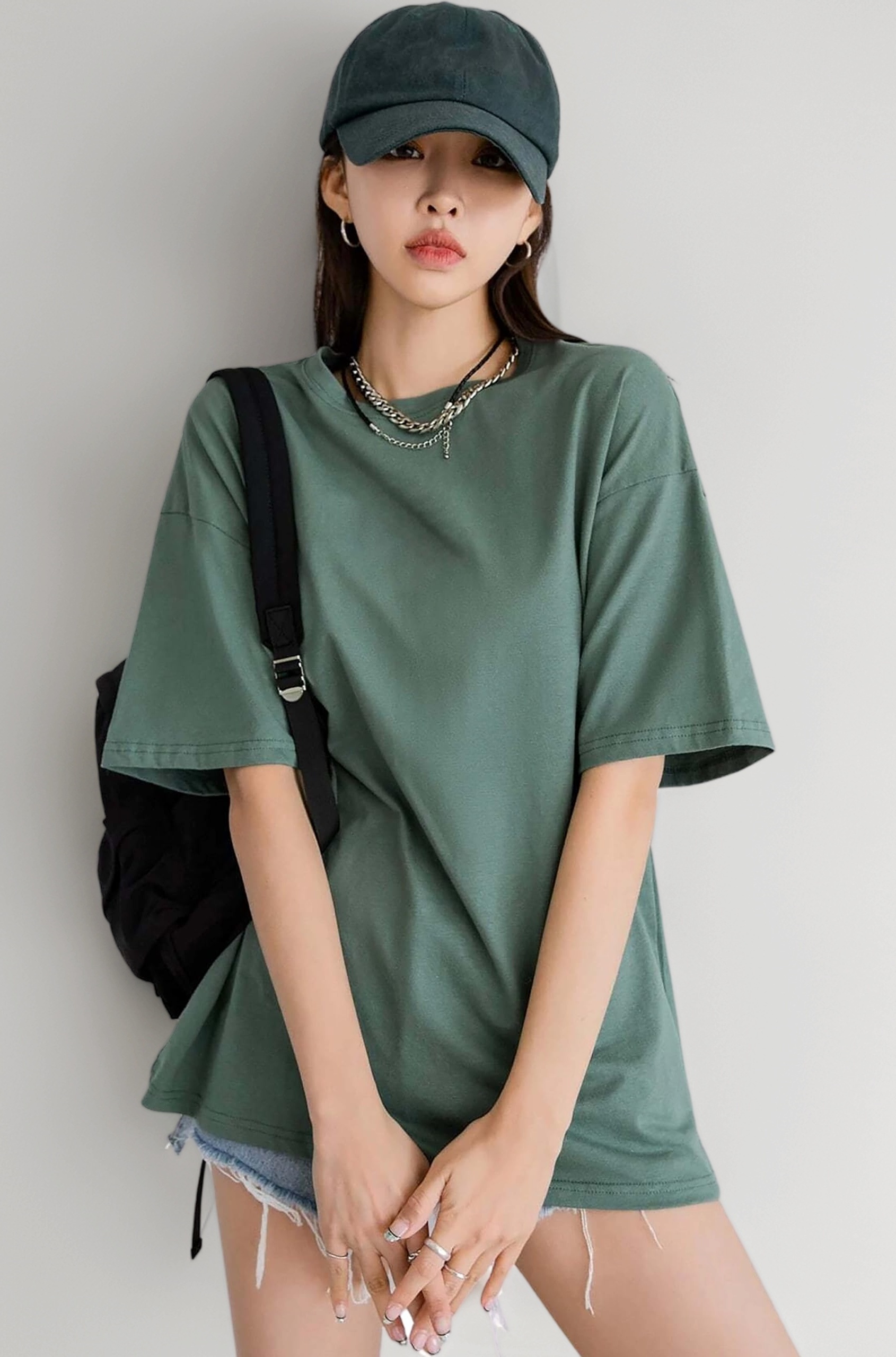 London Hills Women's Cotton Loose T-Shirt