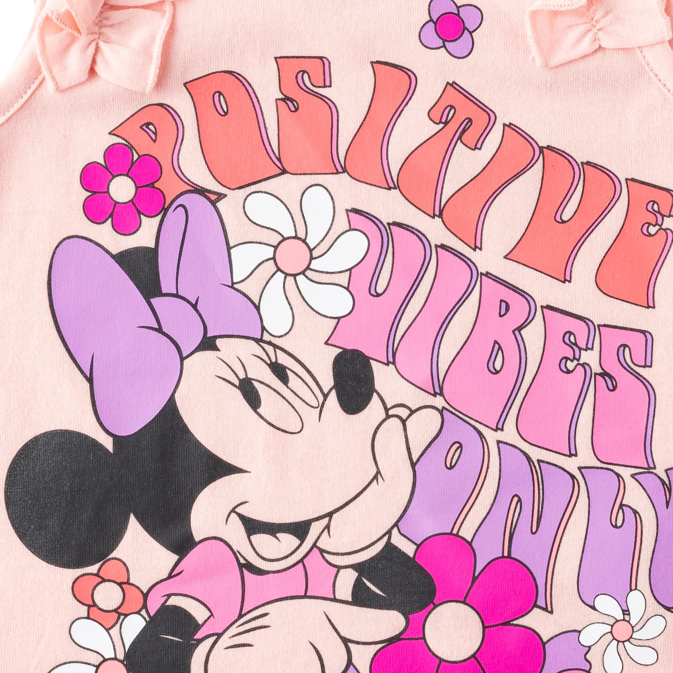 Disney Minnie Mouse - Conjunto de camiseta de manga corta y pantalones cortos de 3 piezas para niños pequeños y grandes