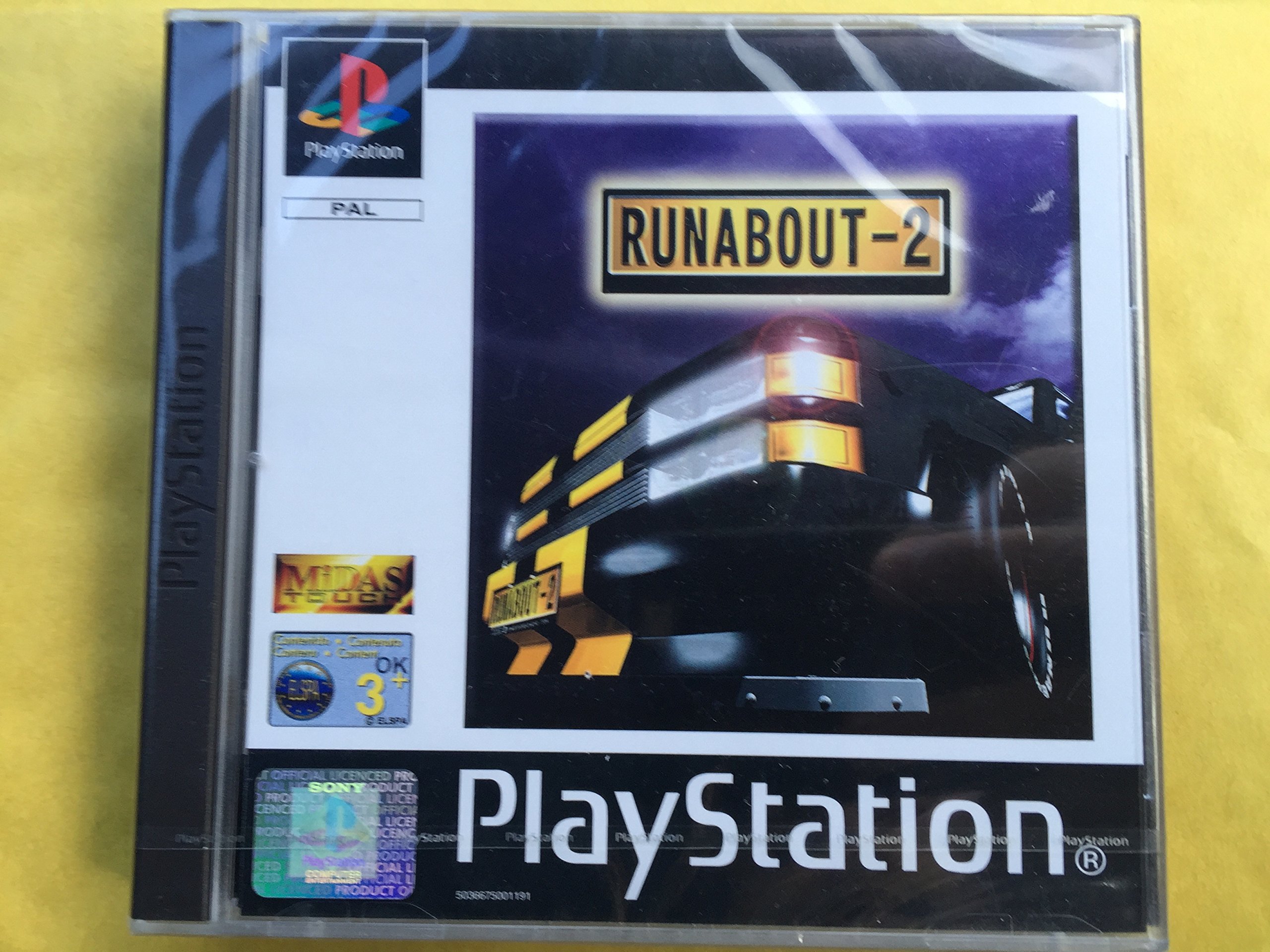 Jeu Runabout 2 PS1 PAL – En Boîte, Sans Notice, Bon état Pour Collectionneurs