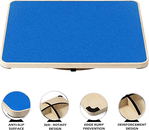 Miniatura 4 de Multi-Optional Wooden Balance Board for all kind of balance tranning, Extra-Large Anti-Slip Wobble, Rocker and Plank Board for Balance and Core