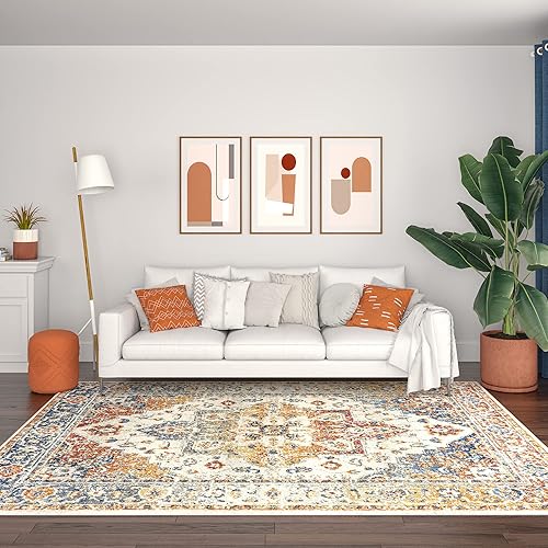 Miniatura 8 de CHL1217 - Alfombra de área grande – Alfombra tradicional para sala de estar, comedor, dormitorio, entrada interior, entrada o puerta delantera,