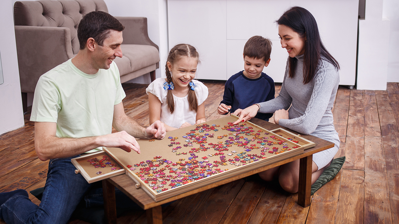 Gamenote 1500 Pieces Jigsaw Puzzle Table