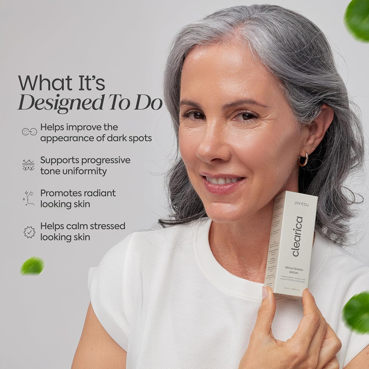 Korean Brightening Serum with Centella Asiatica, Madecassoside and Asiaticoside for Uneven Tone and Dark Spots, Clearica Lightweight Glow Serum Korean | 1.08 fl oz