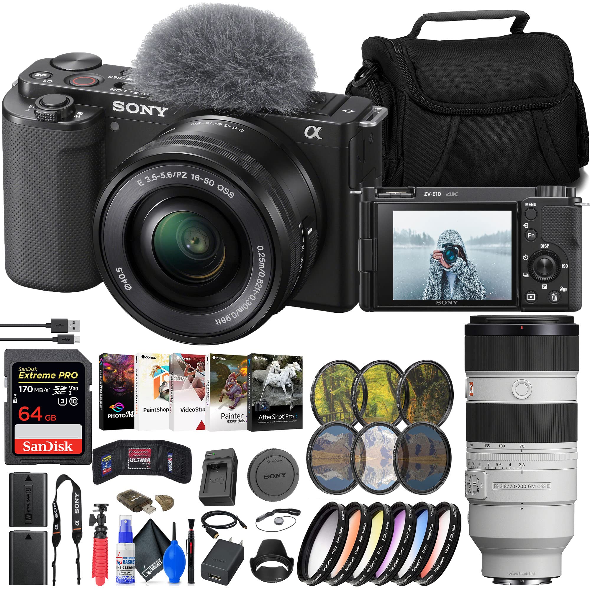 Amazon.com : Sony ZV-E10 Mirrorless Camera with 16-50mm Lens