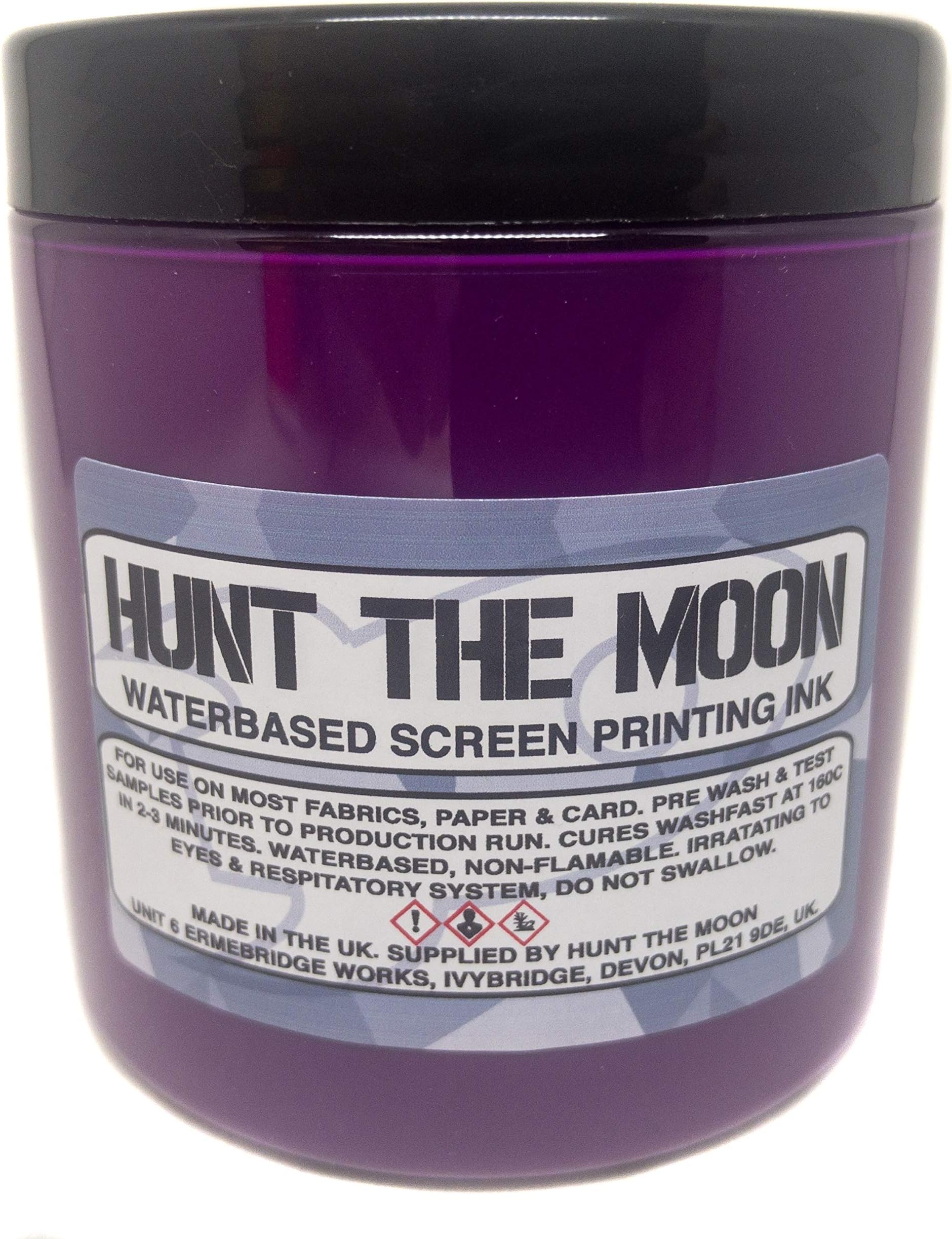 Screen Printing Waterbased Ink for Fabric Paper & Card - 240ml - Seventies Purple