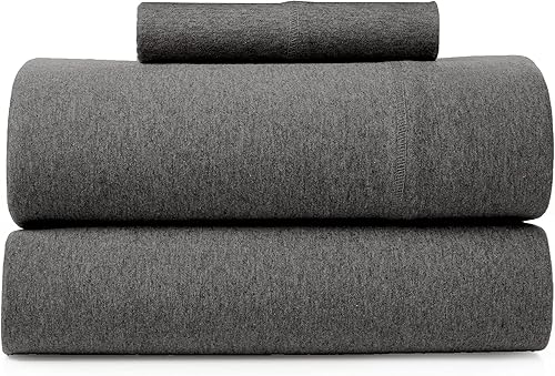 Road Trip America - Juego de sábanas de punto de jersey, juego de sábanas de algodón de 3 piezas, tamaño individual, ropa de cama de punto elástico