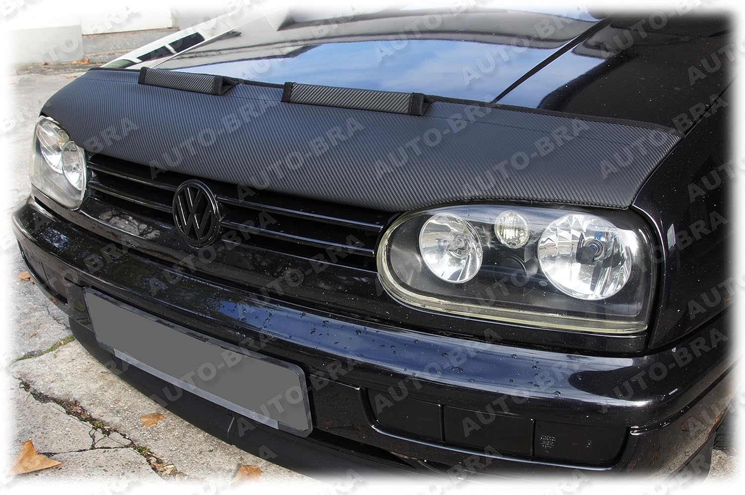 AB3-00023 Carbon Fibre Look Hood Bra Compatible with Subaru Legacy 2003-2009 Front End Nose Mask Bonnet Bra