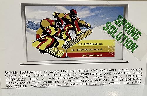 Miniatura 2 de Hertel SpringSolution: Cera de esquí y snowboard para todas las temperaturas para primavera, hay observación como ella.