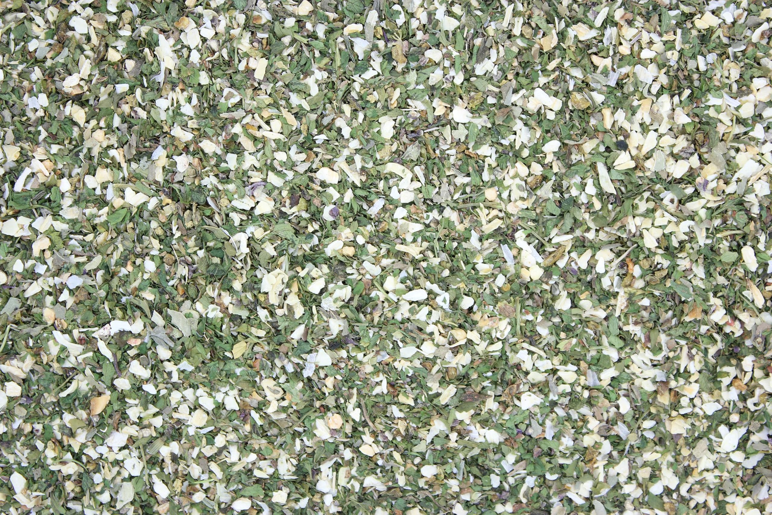 1000Kräuter Bruschetta Mediteran grün Gewürzzubereitung Gewürzmischung mit Knoblauch und Meersalz (2000g)