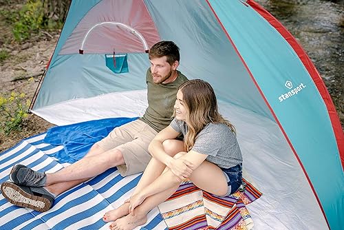 Miniatura 9 de Stansport Alfombra de paja Tatami 60 pulgadas de largo x 78 pulgadas de ancho Azul,Verde,Rojo