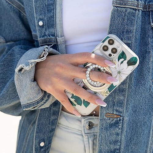 Miniatura 5 de Sonix - Funda floral para iPhone 14 Pro Max, compatible con MagSafe, probada contra caídas de 10 pies, modelo Delilah, flor de dalia