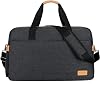 Nordace Siena Weekender Smart Duffel Bag with USB Charging Port and Water Resistant - Travel Getaway Duffel Bag Black