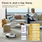 Shark PowerDetect ThermaCharged Aspirateur robot & Mop 2‐in‐1 avec laver la mop chauffée & Base sèche, NeverTouch Pro L'auto-approvisionnement & Nettoyage libre jusqu'à 60 jours, blanc, AV2900XE