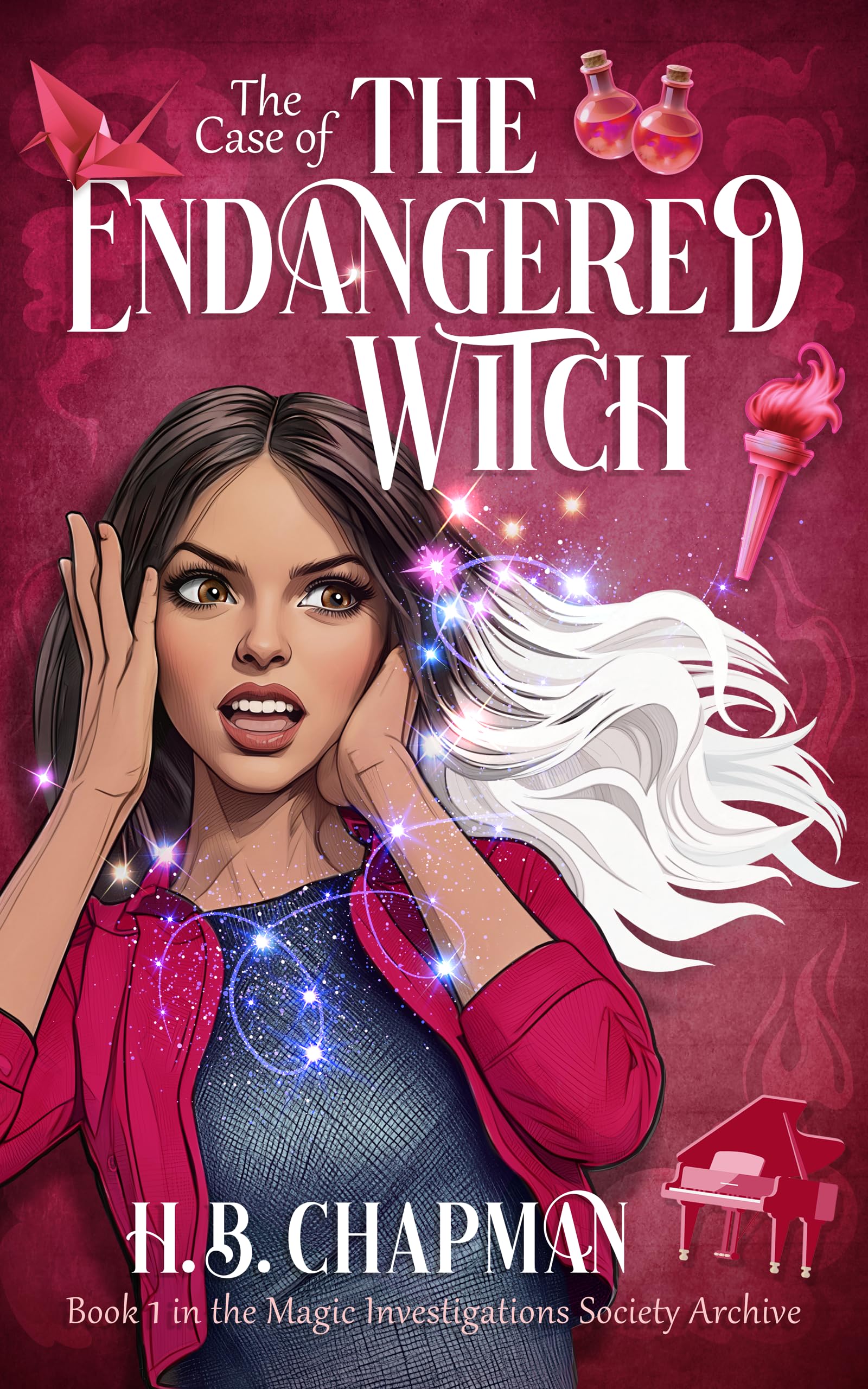 The Case of The Endangered Witch: A cozy witch paranormal mystery (The Magic Investigations Society Book 1)