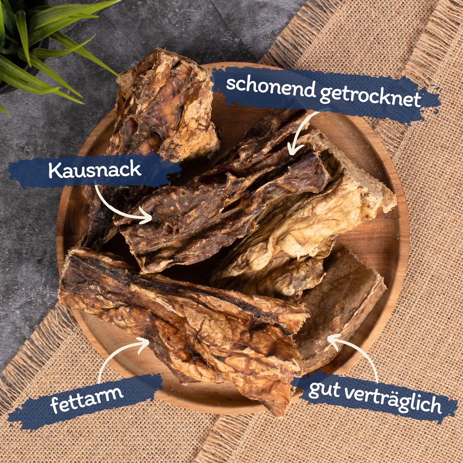 Lyra Pet® 5 kg Rinderlunge getrocknet - Kausnack für Hunde Hundefutter Rind | Proteinhaltiges Leckerli - Reich an Vitaminen & Mineralien - Naturbelassene Belohnung - Aromatisch & gut verträglich