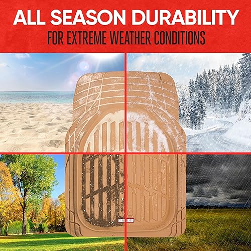 Miniatura 37 de Motor Trend - Alfombrillas de goma para coche, SUV, camión y camioneta. Gris