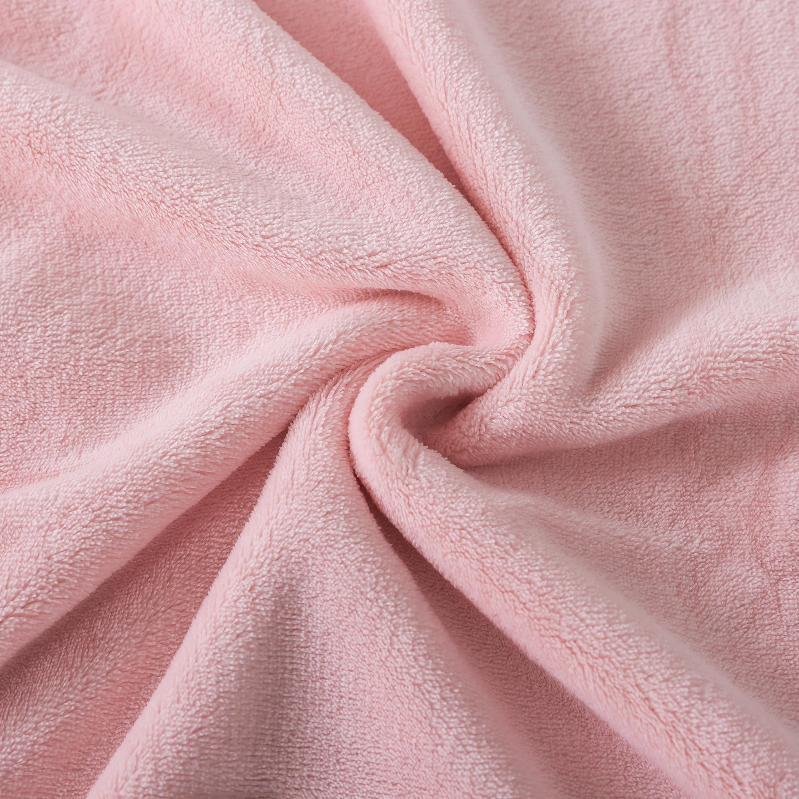 Juego de ropa de cama esponjosa de 200 x 200 cm, color rosa – Edredón de otoño invierno con 2 fundas de almohada de 80 x 80 cm, juego de ropa de cama de castor cálido, suave y acogedor