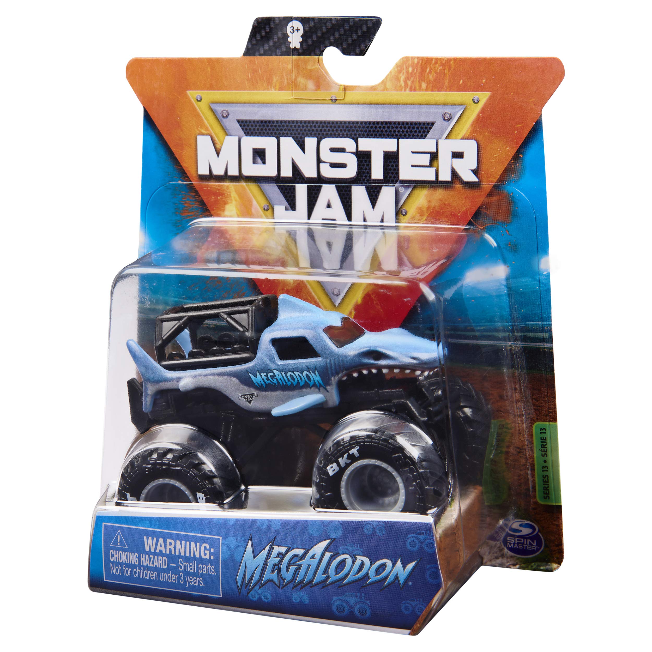Monster Jam 2020 Spin Master 1:64 Monster Truck pressofuso con polso: Ride Trucks Megalodon