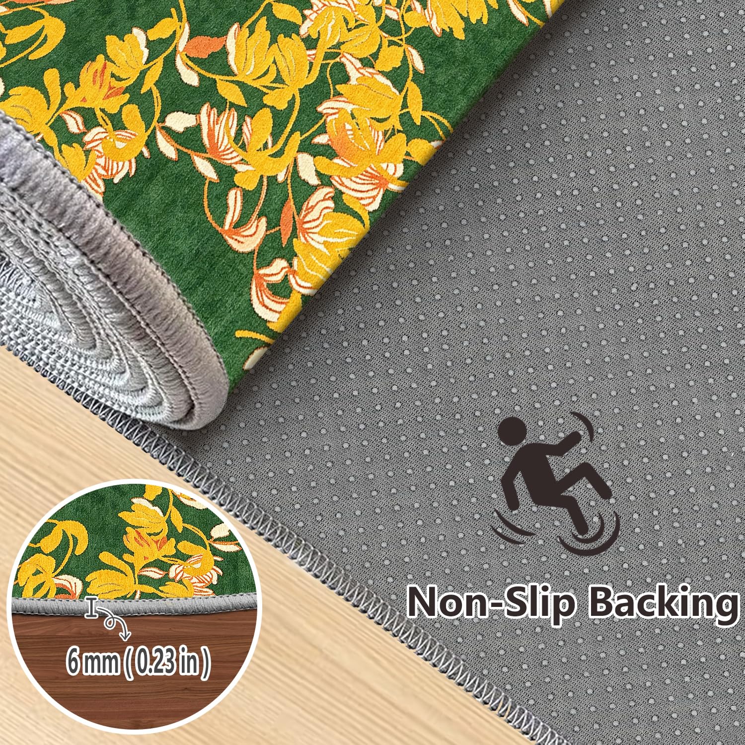 Dywan do przedpokoju Rugged 70 x 220 cm Chodnik kuchenny