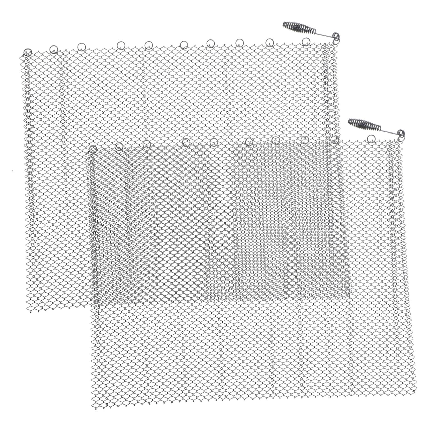 Grille de cheminée anti-étincelles en fer pour protéger le salon des projections de braises